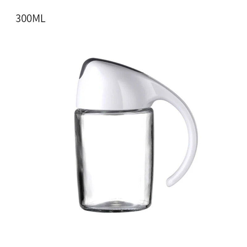 Glass Olive Oil Bottle Oil Dispenser Pot Leakproof Sauce Vinegar Bottle Gravy Boat Oil Pourer Bottle for Cooking Honey Dispenser