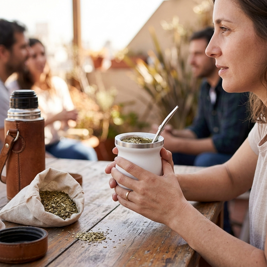 Yerba Mate Cup - 304 Stainless Steel 8oz Gourd